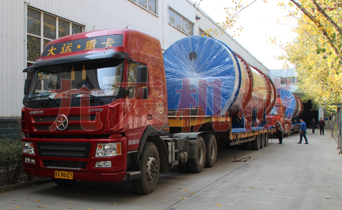 馬來西亞有機肥烘干機發貨圖